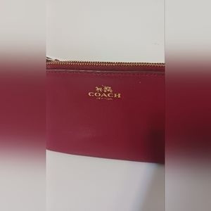 Coach Classic Red Smooth leather